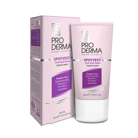 کرم روشن کننده و ضد لک پوست دست پرو درما